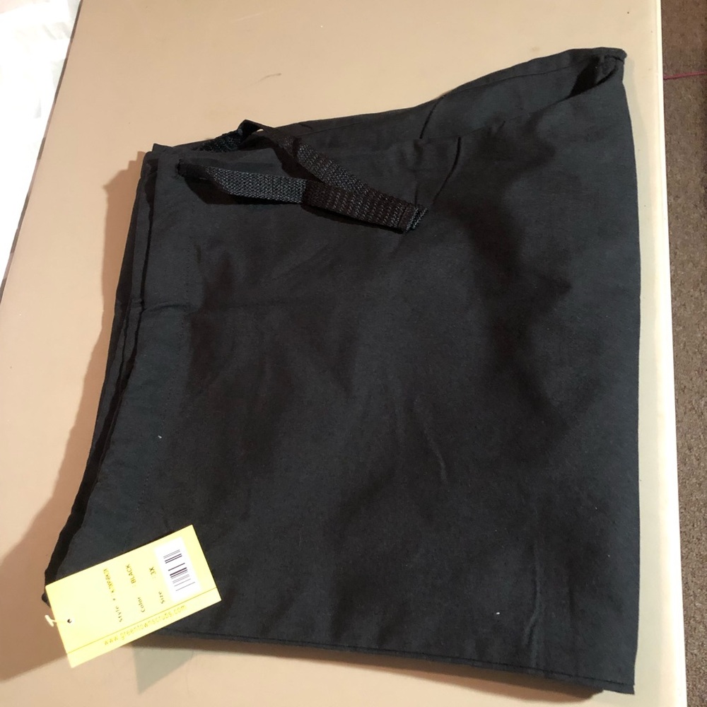 Black Scrub Pants - 3X